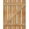 Ekena Millwork Spaced Board-n-Batten Shutters w/Z-Bar, Rough Sawn Western Red Cedar, 28 7/8W x 37H, PR RBS06Z29X037RWR - alternate 4